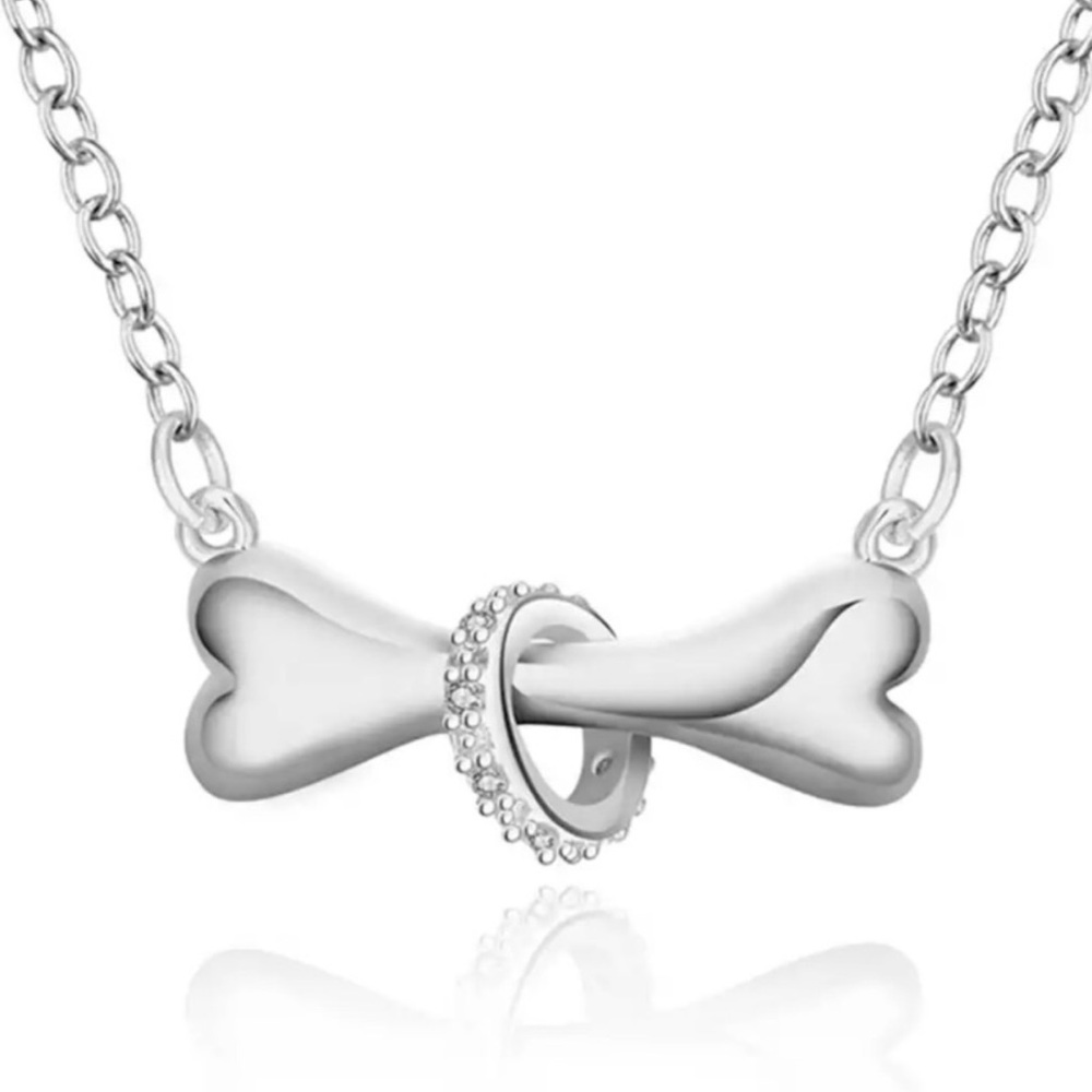 Sterling Silver Dog Bone Necklace